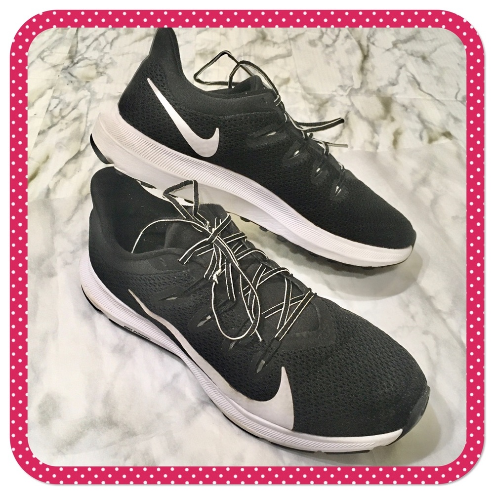 💝 NIKE 💝 QUEST black running shoes SIZE Women’s 9.5